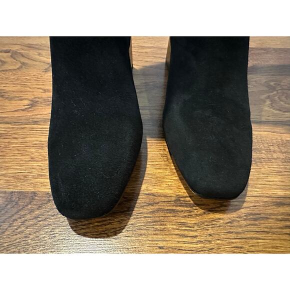 Blondo Women's Keisha Suede/Fabric Waterproof Knee High Boots Black Size 6 NWOB - Picture 3 of 12